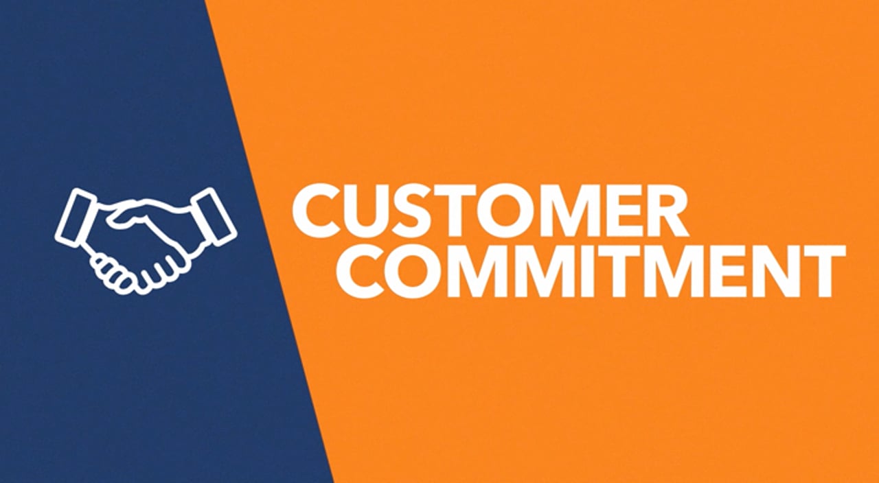 Customer Commitment Title Image