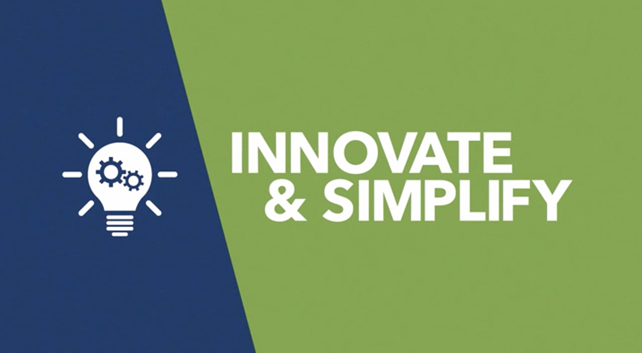 Innovate & Simplify Title Image