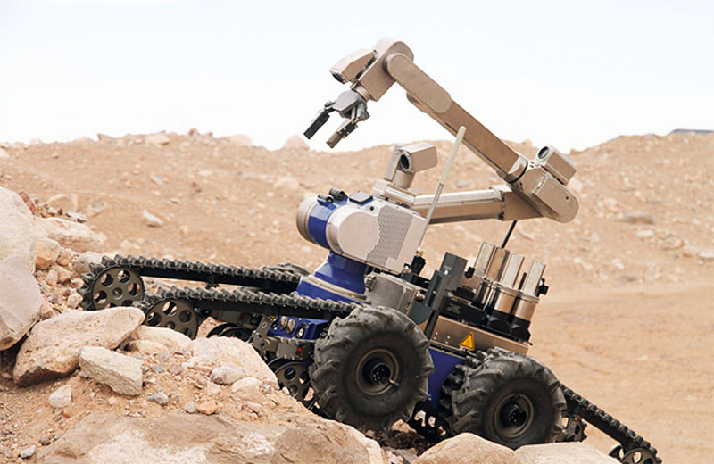 Image 3: illustrating use of Advanced Unmanned Ground Vehicle Solutions