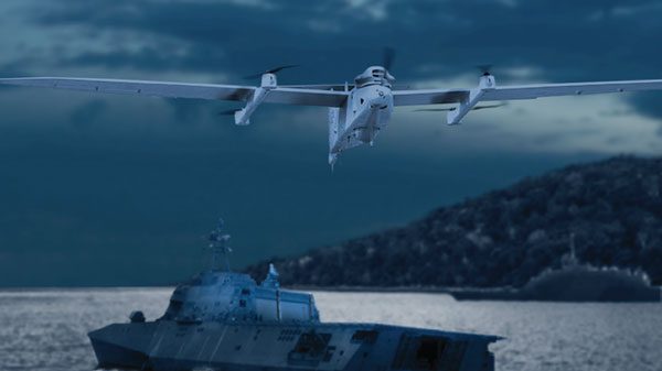 Image 4: illustrating use of AeroVironment Stands with the People of Ukraine and all of NATO