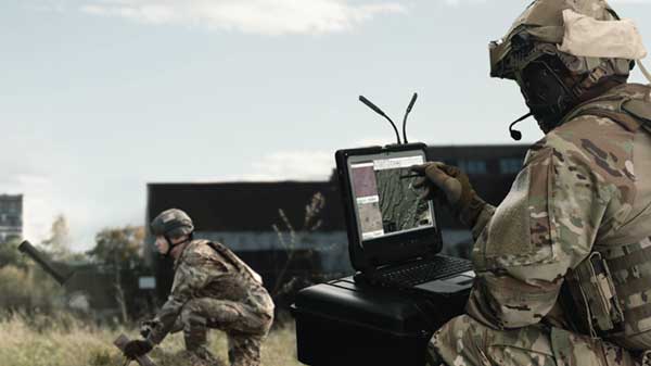 Image 5: illustrating use of AeroVironment Stands with the People of Ukraine and all of NATO